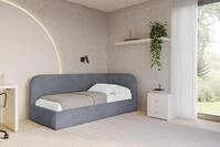 ALTDECOR Jugendbett ELRY (Jugendbett mit Bettkasten und Lattenrost, Polsterbett mit