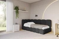 ALTDECOR Jugendbett AVRY (Jugendbett mit Bettkasten und Lattenrost, Polsterbett...