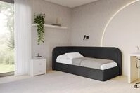 ALTDECOR Jugendbett JOVY (Jugendbett mit Bettkasten und Lattenrost, Polsterbett ohne