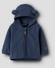 Name It Kapuzenfleecejacke NBNMEEKO FLEECE JACKET MELANGE Fleece, Rei&szlig;verschluss mit