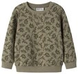 Name It Sweatshirt NMMVIMO LS NREG AOP SWEAT BRU Baumwollmischung, regular fit