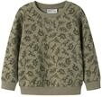 Sweatshirt NAME IT "NMMVIMO LS NREG AOP SWEAT BRU", Jungen, Gr. 116, mermaid