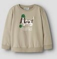 Name It Sweatshirt NMMNILIUS LS NREG SWE BRU PB Baumwolle, regular fit