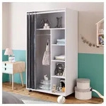 Vicco Kleiderschrank Doros, Wei&szlig;, 100 x 168 cm mit Rollen (1-St) mit...