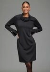 Laura Scott Jerseykleid aus elastischer Viskosemischung, figurumspielender...