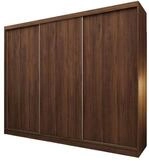 Masseno Schwebet&uuml;renschrank SOFIA 240 cm Kleiderschrank 3 T&uuml;ren und 4...