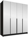 MIRJAN24 Kleiderschrank Santi III (mit vier Dreht&uuml;ren) Kleiderstange,...
