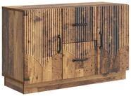 vidaXL Sideboard 89 x 34,5 x 57 cm Sideboard Wohnzimmer Schrank Altholz...