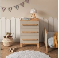 VitaliSpa&reg; Kommode Malia, Cashmere, 60 x 88 cm mit 3 Schubladen (1 St)