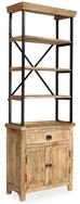 vidaXL Sideboard Sideboard mit Ablagen Massivholz 65x30x180 cm (1 St),...