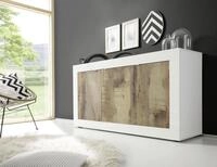 Home affaire Sideboard Basic Breite 160 cm, Kommode 3 T&uuml;ren, Anrichte, Metallgriff,