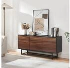 en.casa Sideboard, &raquo;Boxholm&laquo; mit 3 T&uuml;ren 120 x 30 x 55 cm...