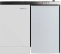 Flex-Well Pantryk&uuml;che Pantry, Gesamtbreite 100 cm, mit DUO Kochfeld und...