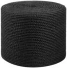 vidaXL Seil Juteschnur 10 stk. 2 mm Schwarz 100% Tossa Jute (10-tlg)