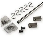 SO-TECH&reg; K&uuml;chenr&uuml;ckwand K&uuml;chenreling Edelstahloptik 600-1200 mm - Rohr-&Oslash;...