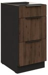 K&uuml;chen-Preisbombe Auszugsunterschrank 40 cm K&uuml;che MONZA Okapi Nu&szlig;baum...