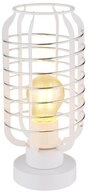 GLOBO LIGHTING LED Nachttischlampe, Leuchtmittel inklusive, Warmwei&szlig;, LED...