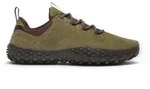 Merrell Minimal-Sneaker Wrapt (Barfussschuhe, Leder) 2026 dunkelgr&uuml;n/plum