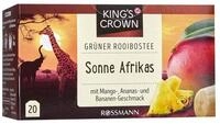 KING'S CROWN Tee Sonne Afrikas, 20 Teebeutel, Gr&uuml;ner Rooibostee
