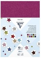 maildor Designpapier Maildor Glitterkarton A4 200g 10Bg