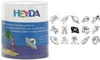 Heyda Stempel HEYDA 204888486 Stempel-Set Piraten & Raumfahrer Holz