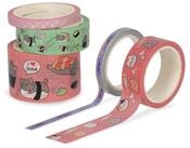 Legami Klebepad LEGAMI 5 Papier-Klebeb&auml;nder im Set - KITTY