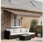 vidaXL Markise vidaXL Ausziehbare Markise Taupe 3 x 2,5 m