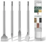 LuxusKollektion Mei&szlig;el-Set Mei&szlig;elset SDS Plus 4tlg Fliesenmei&szlig;el Spitz Flach...