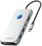 ORICO Orico XCR 12-in-1 RGB USB-C Dockingstation 100 W USB-Adapter