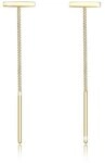 Elli Paar Ohrh&auml;nger Durchzieher Kette Geo Trend Stift Schmuck Geschenk 925...