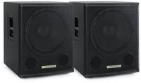 Pronomic SA-15 SUB Aktiv Subwoofer - 2x 15" Speaker mit Bassreflex-&Ouml;ffnungen