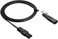 Akyga Akyga Strom Anschlusskabel 1.5 m Schwarz Stromkabel, (150.00 cm)