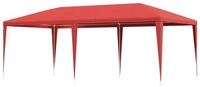 vidaXL Partyzelt Partyzelt Rot 600 x 300 x 255 cm PE und Stahl