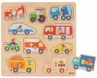 Gollnest & Kiesel Puzzle Hintergrundbildpuzzle Fahrzeuge, 10 Puzzleteile