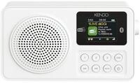 Kendo KENDO 24EX white Radio (Tragbares DAB+ Radio mit integriertem Akku,...