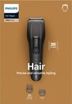 Philips Haarschneider Serie 7000 HC7722/15, 28 L&auml;ngeneinstellungen, Turbo...