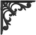 vidaXL Wandregal 10 x 10 x 28 cm Wandregalhalterungen 12 stk Schwarz 10x10x28 cm