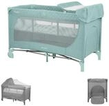 Kikkaboo Baby-Reisebett Medley Plus 2 Ebenen, Wickelauflage, Moskitonetz,