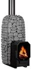HUUM Saunaofen Holzbeheizter Saunaofen HUUM Hive Flow Mini LS, 2.Bimschv
