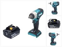 Makita Akku-Schlagschrauber DTW 181 G1 18 V 210 Nm 1/2" Brushless + 1x Akku 6,0...