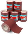LuxusKollektion Schleifpapier Schleifpapier Aluminiumoxid 5 Rollen 60 80 120 180