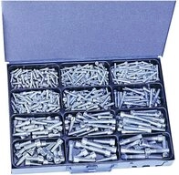 Schrauben-Set 810777 Innensechskantschrauben-Sortiment 400 Teile