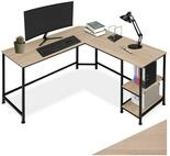 tectake Schreibtisch Gamingtisch mit h&ouml;henverstellbaren Kunststofff&uuml;&szlig;en, 138...