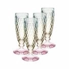 Villeroy & Boch Sektglas Boston Pearl Sektgl&auml;ser 120 ml 4er Set, 4-tlg., Glas
