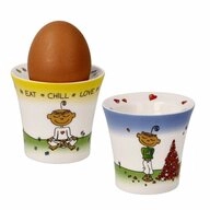 Goebel Eierbecher 2er Set - Der kleine Yogi, (2-tlg)