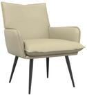 vidaXL Sessel Sessel Creme Kunstleder (1-St)