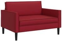 vidaXL Sessel XXL-Sessel Bordeauxrot Kunstleder (1-St)