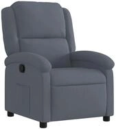 vidaXL Sessel vidaXL Relaxsessel Dunkelgrau Samt
