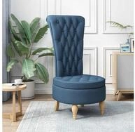 vidaXL Sessel, Schlafsessel Blau 56,5 x 70 x 110 cm Stoff