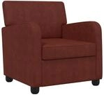 vidaXL Sessel Sessel Antikbraun gl&auml;nzend Kunstleder (1-St)